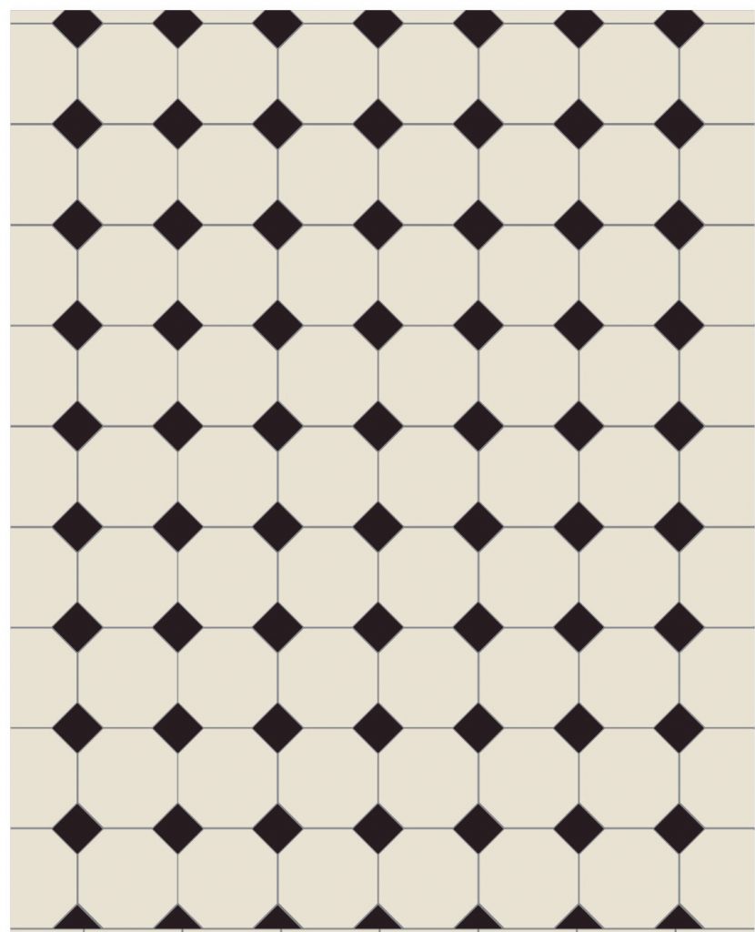 Original Style Victorian Floor Tiles Harrogate Pattern