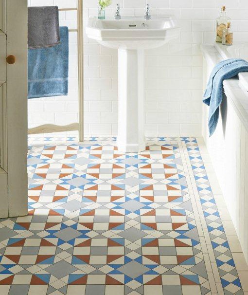 Original Style Victorian Floor Tiles, Victorian Floor Tiles Bathroom