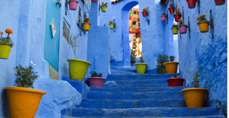 Chefchaouen village in Morocco