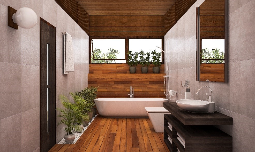 Wooden Bathroom