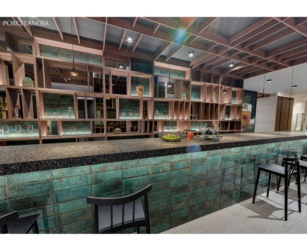 Porcelanosa Brick Vetri Green