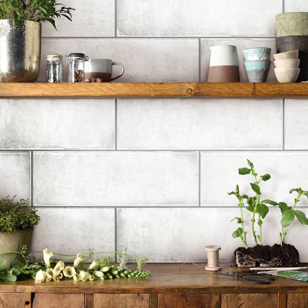 Original Style Tileworks Montblanc White 60x20cm